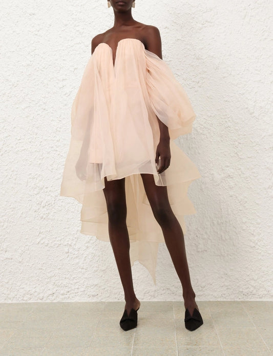 Crush Strapless Mini Dress