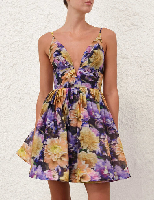 Luna V Neck Mini Dress