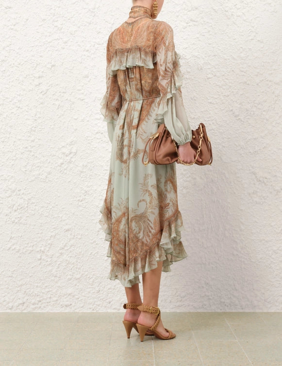 Memento Flutter Midi Dress