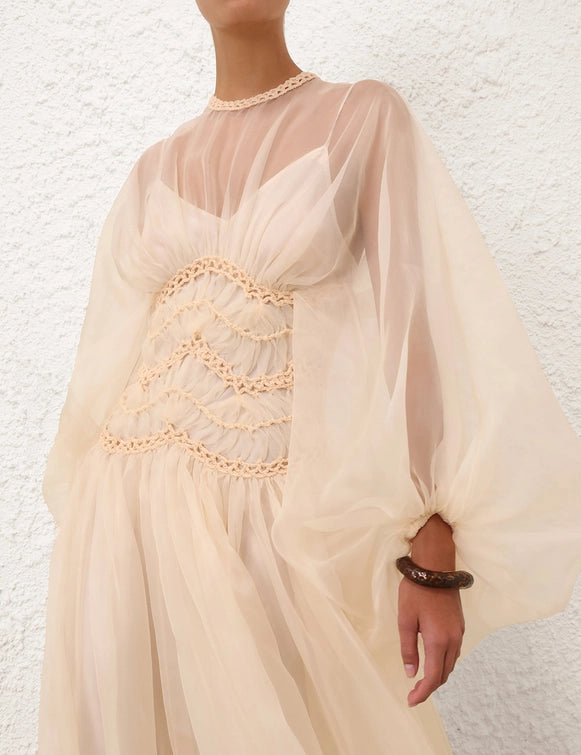 Illuminate Macrame Gown