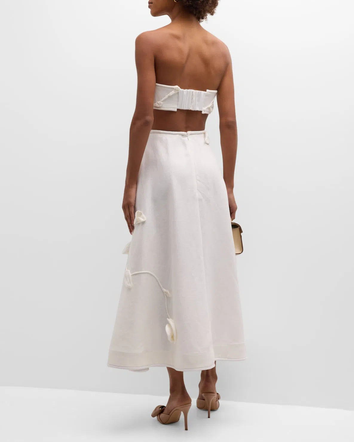 The Matchmaker Rose Bra & Flare Skirt Set