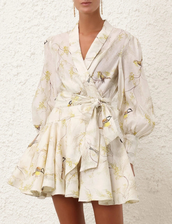 Wrap Mini Dress