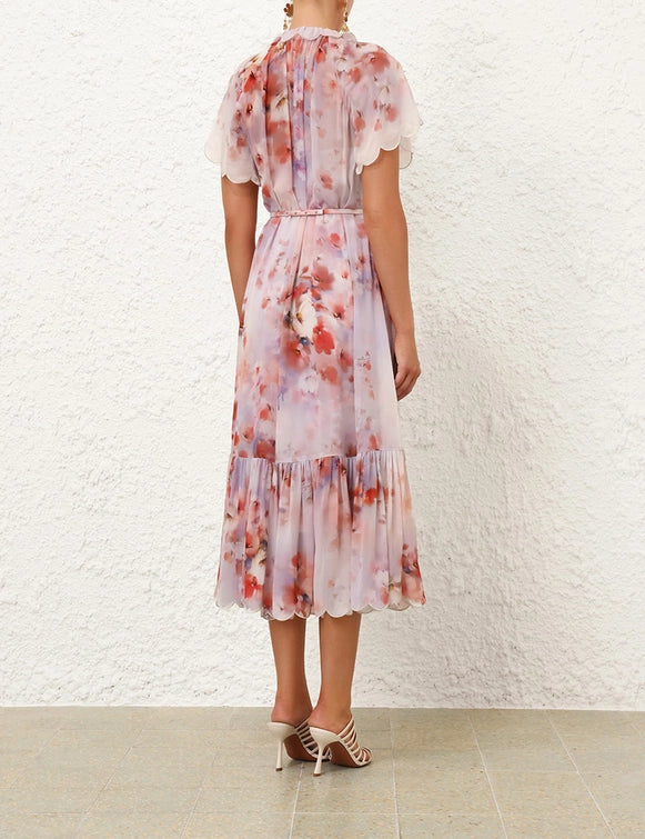 Crush Flutter Midi Dress
