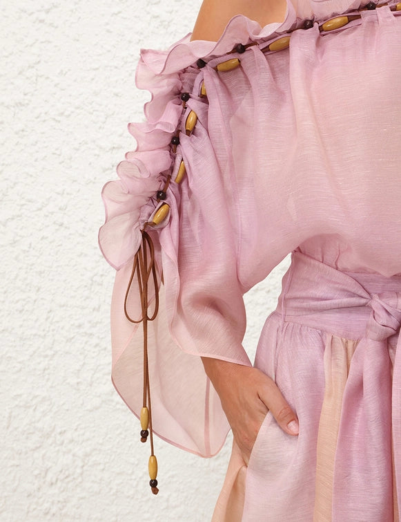 Dawning Ruffle Maxi Dress