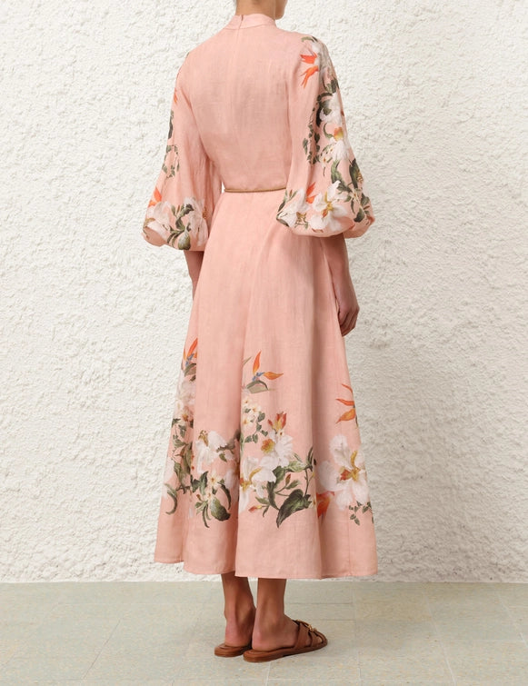 Lexi Billow Long Dress