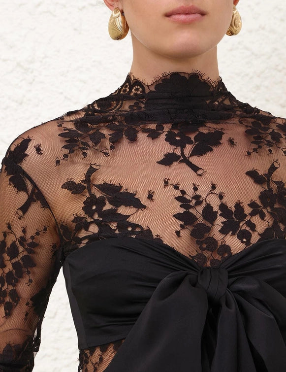 Illustration Lace Bow Bodice