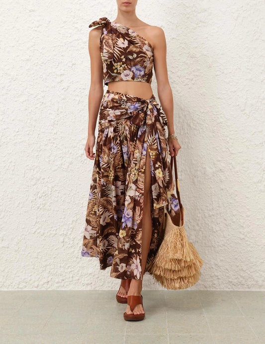 Coco Crop Bodice & Maxi Skirt Set