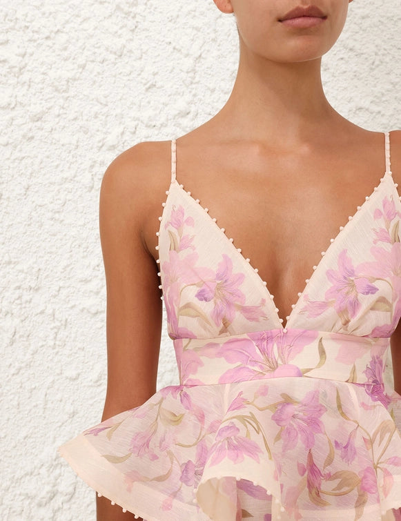 Dawning Ruffle Mini Dress