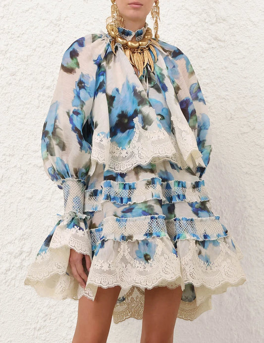 Alchemy Shirred Mini Dress