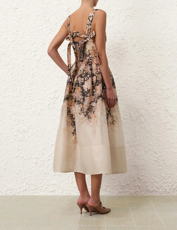 Illustration Midi Dress