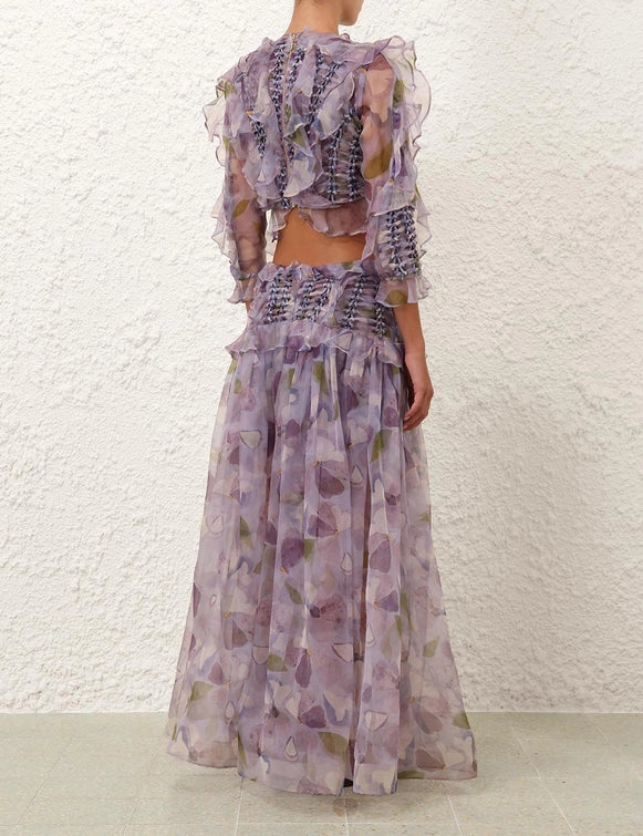 Dawning Braided Bodice & Maxi Skirt Set