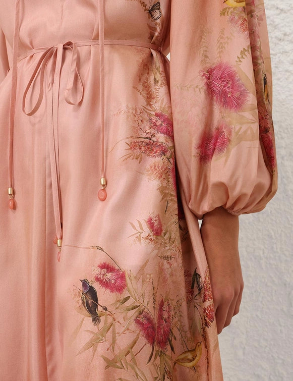 Cascadian Billow Maxi Dress