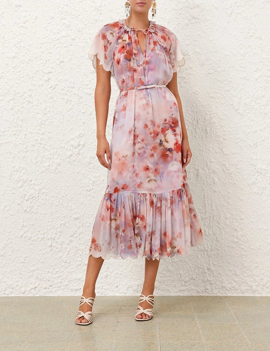 Crush Flutter Midi Dress