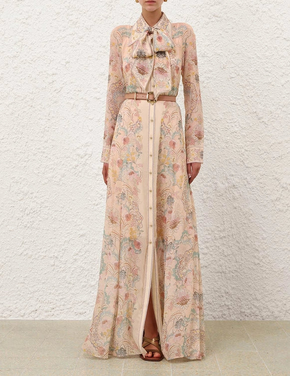 Rebellion Pussybow Shirt Dress