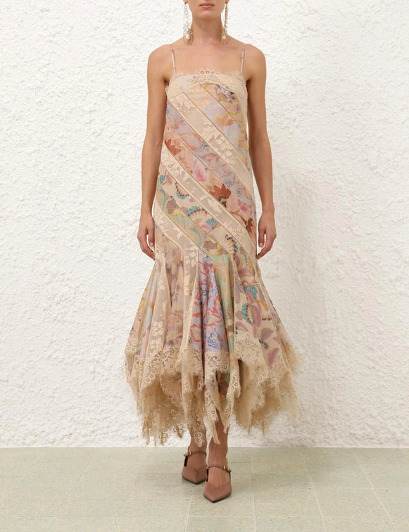 Eden Spliced Slip Dress