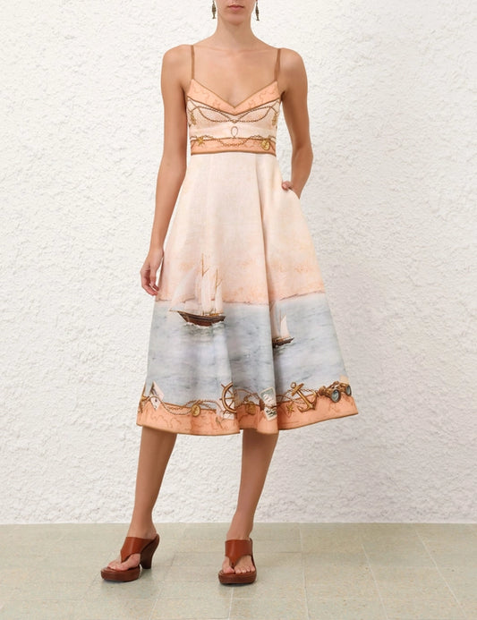 Scarborough Picnic Midi Dress