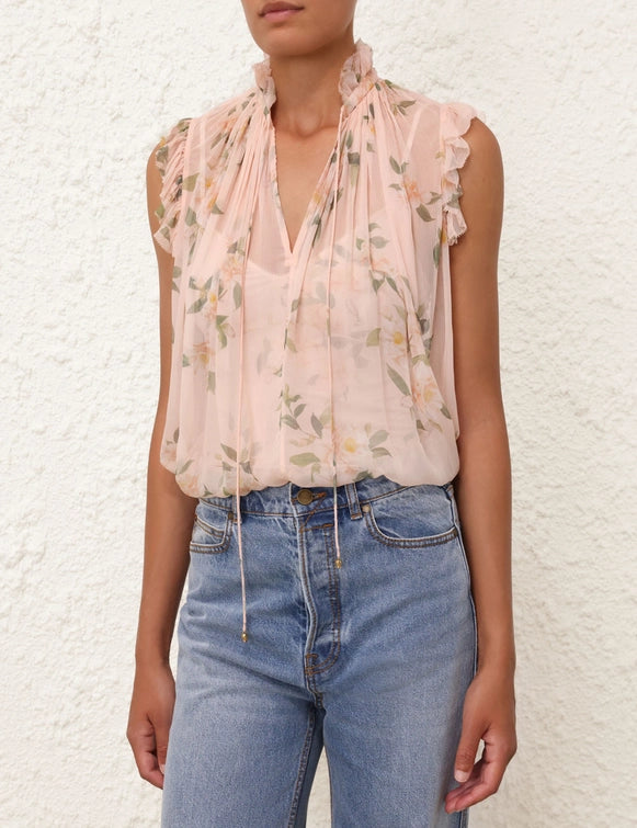 Natura Frilled Tank