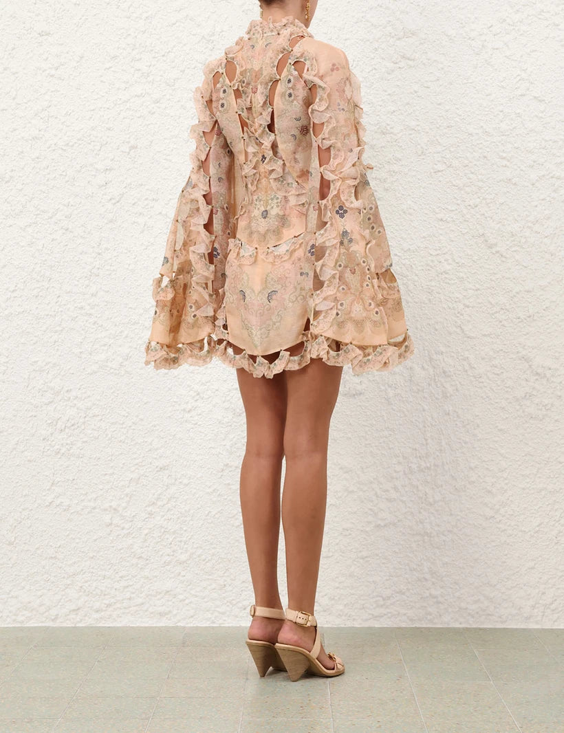 Rebellion Scallop Mini Dress