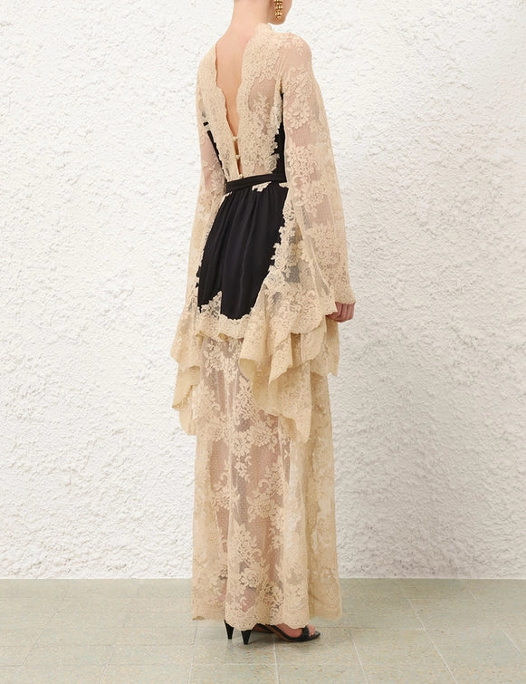 Hypnotic Satin Drape Dress