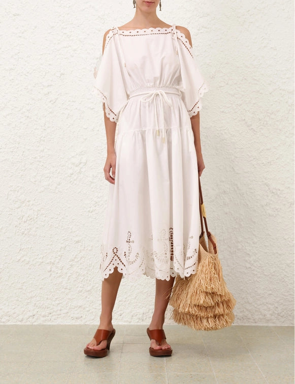 Scarborough Embroidered Midi