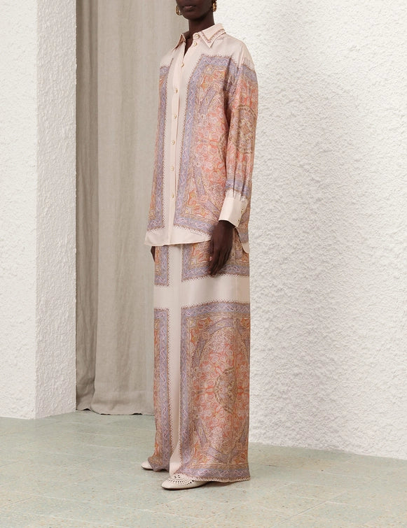 Illustration Paisley Shirt & Pant Set