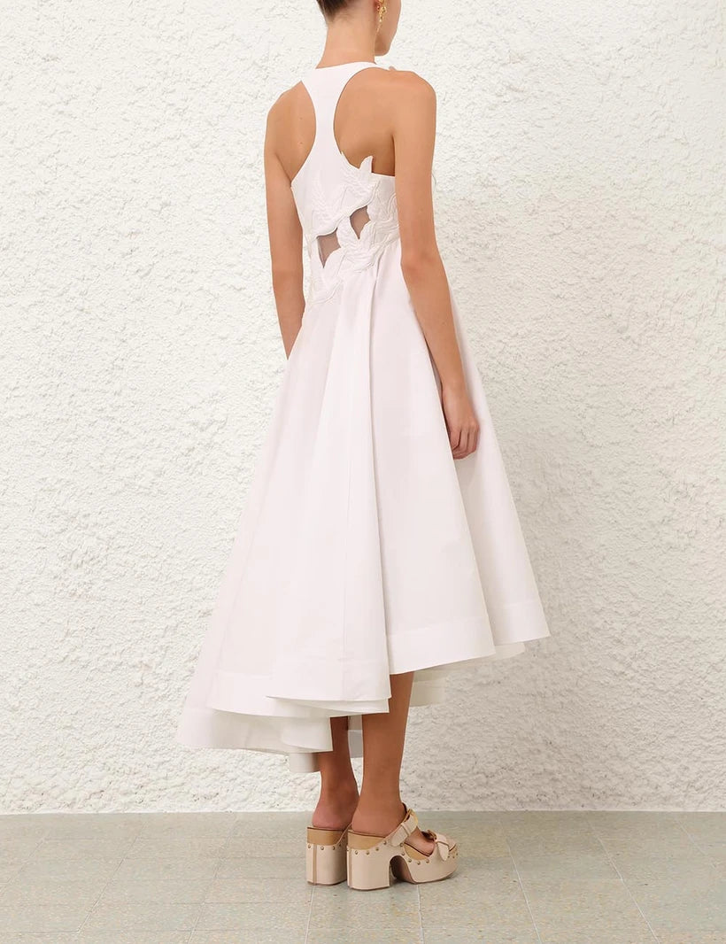 Luna Applique Midi Dress