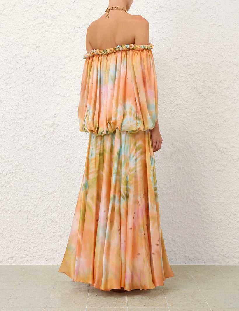 Luna Twist Billow Gown