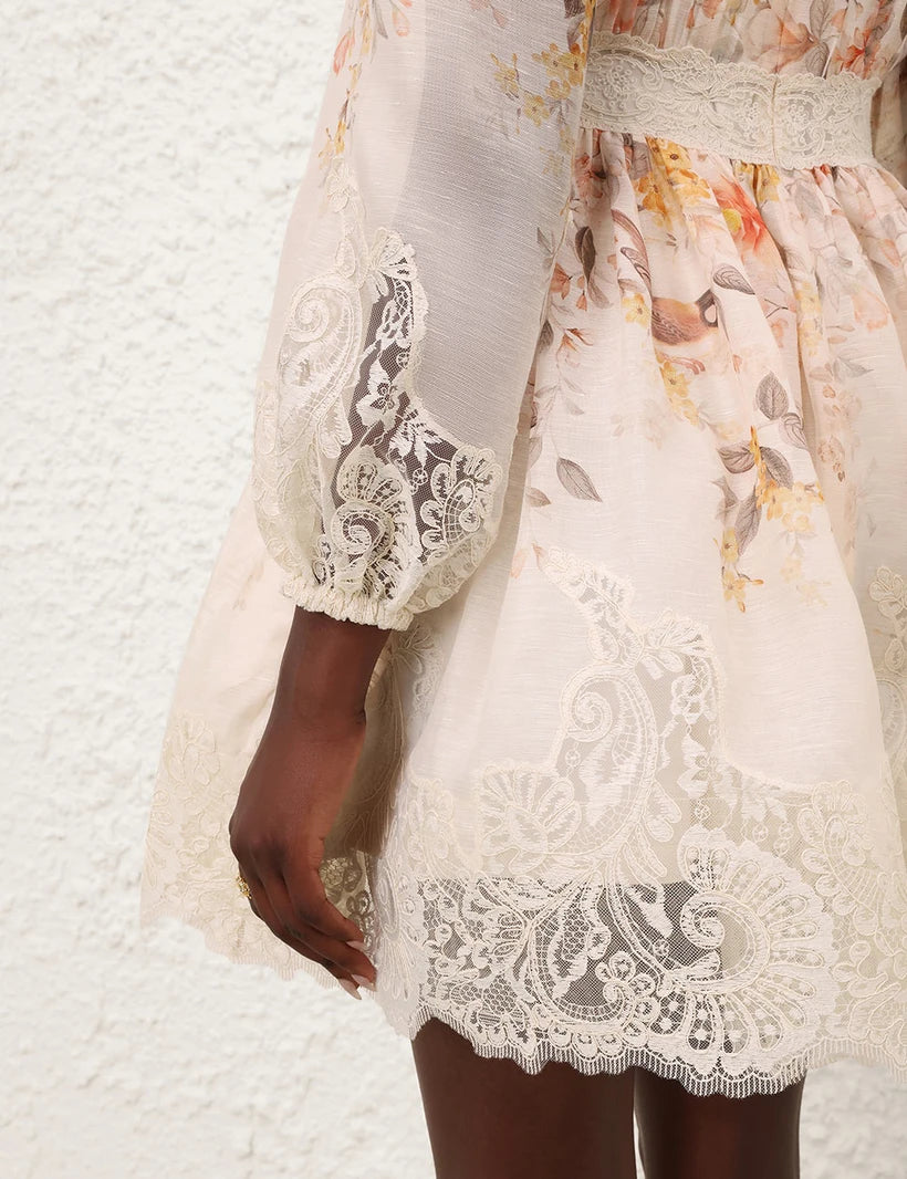 Luna Lace Lantern Dress