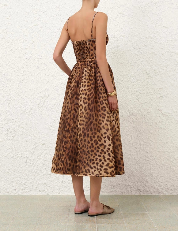Crush Panelled Midi Dress