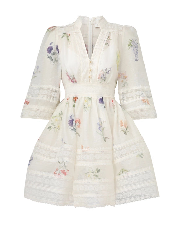 Natura V Neck Mini Dress