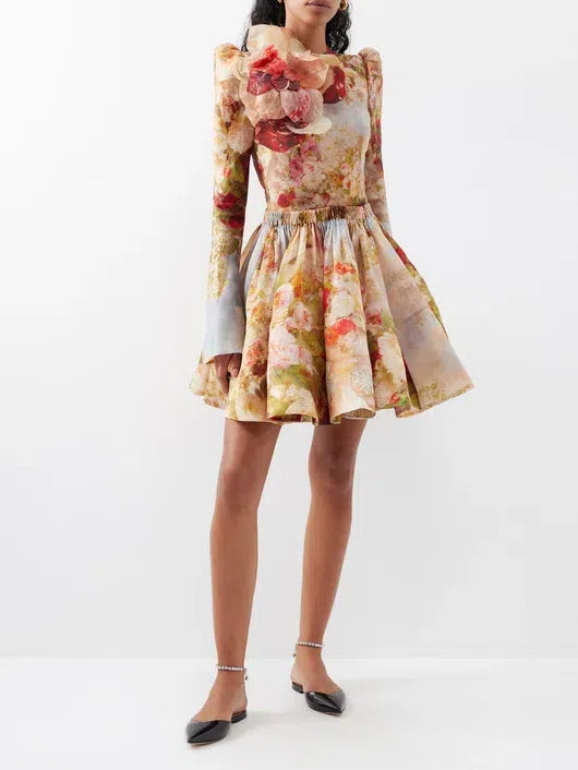 Luminosity Ruched Mini Dress