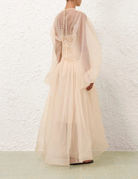 Illuminate Macrame Gown