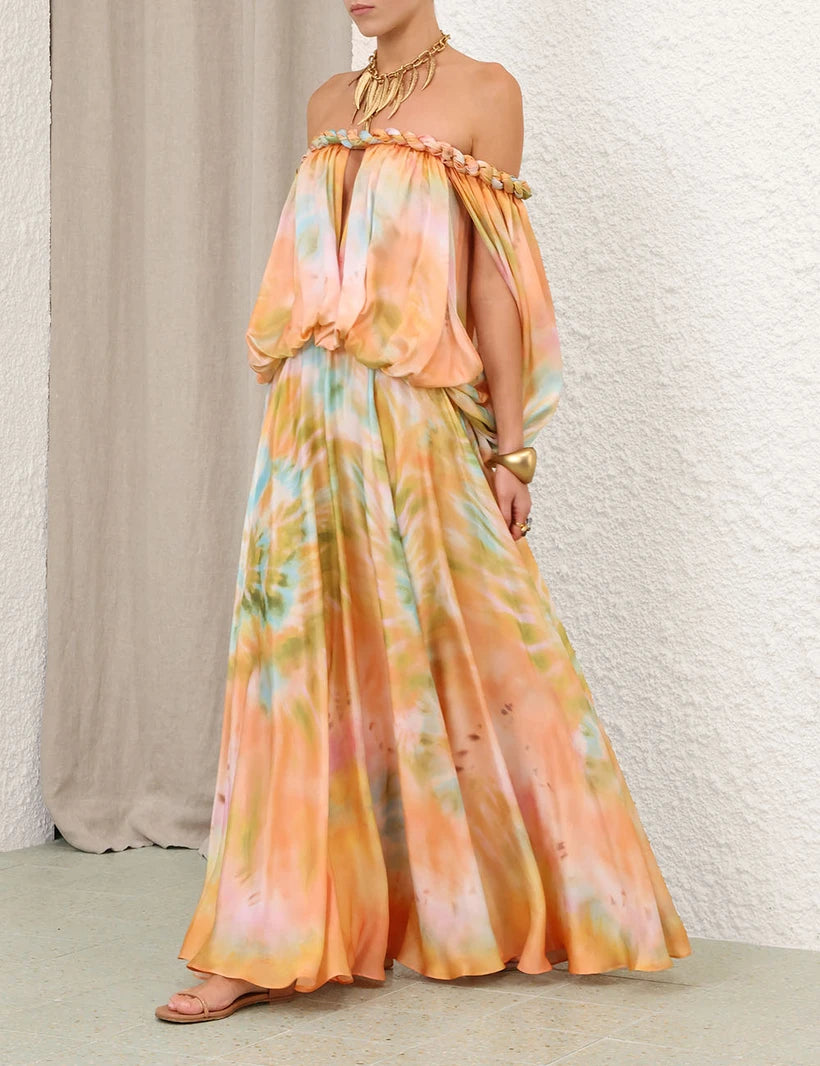Luna Twist Billow Gown