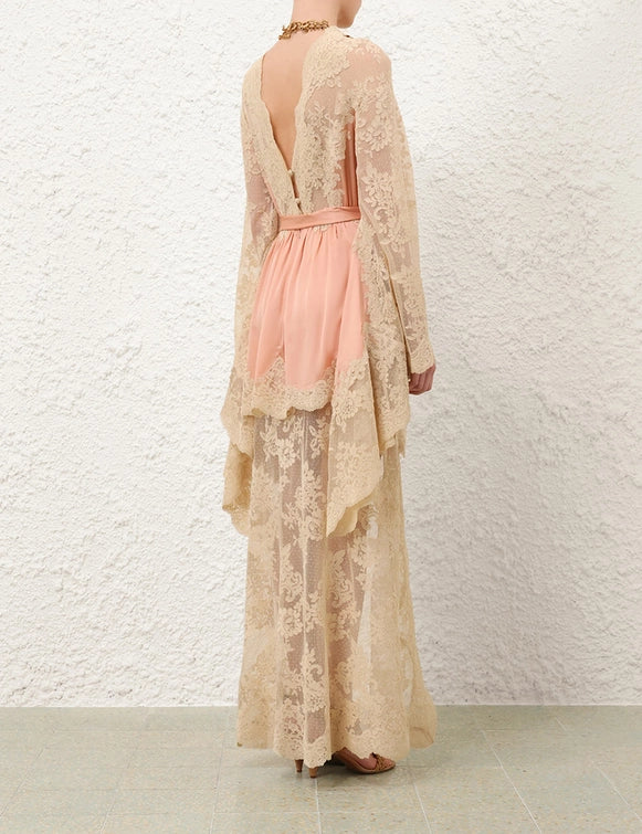 Hypnotic Satin Drape Dress