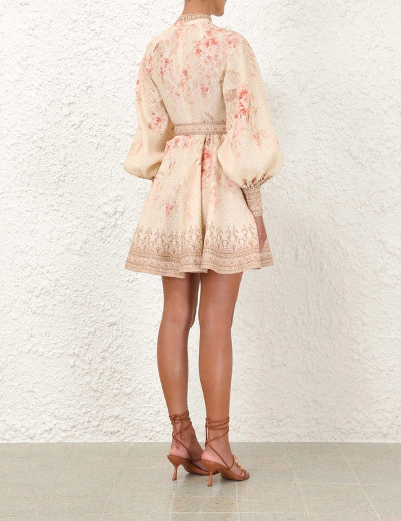 Illuminate Buttoned Mini Dress