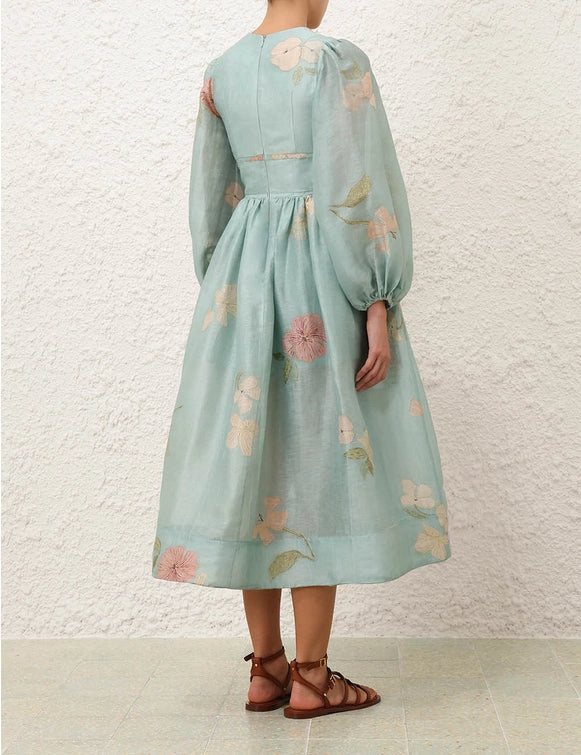 Illuminate Drawn Billow Dress