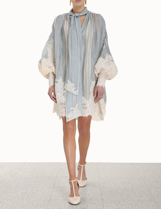Lyrical Lace Edge Tie Mini
