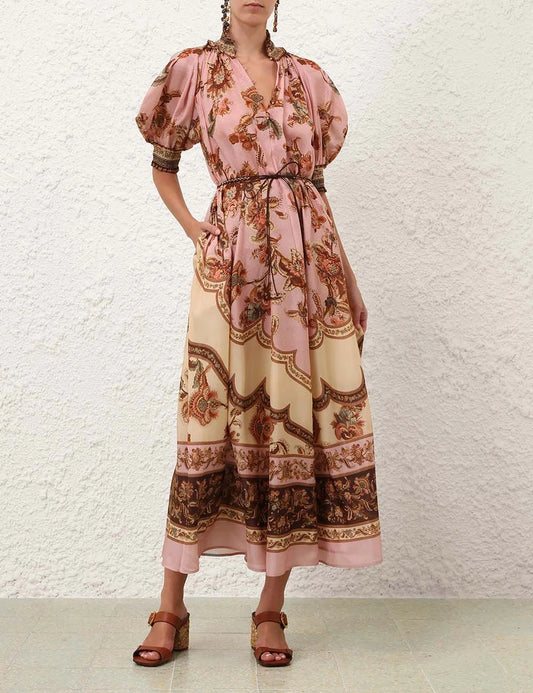 Aster Billow Maxi Dress