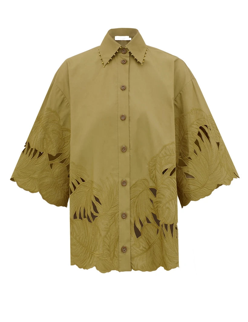 Mahon Embroidered Shirt & Pant Set
