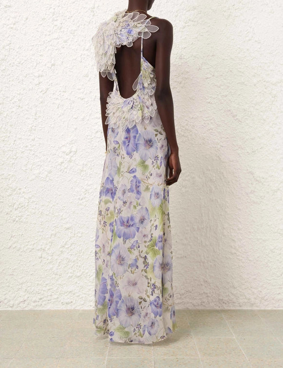 Natura Feather Slip Gown