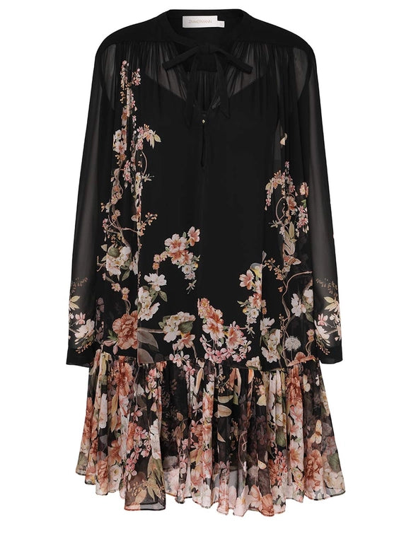Natura Lantern Mini Dress