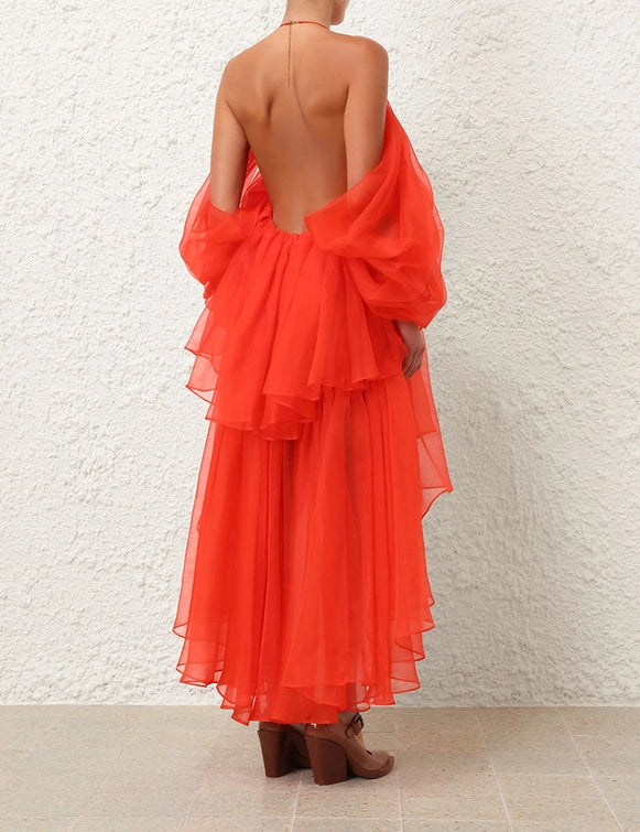 Natura Ruffle Mini Dress