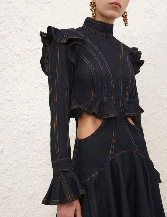 Hypnotic Denim Midi Dress