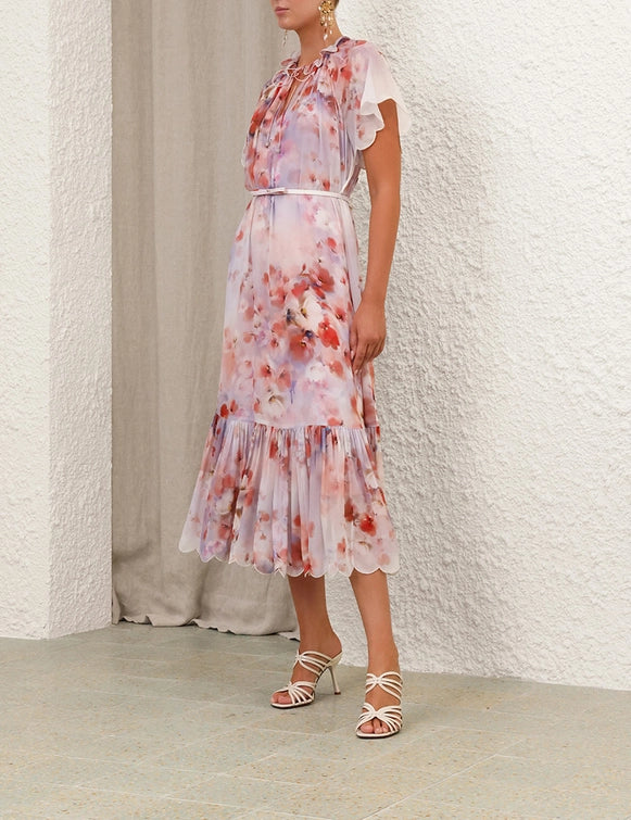 Crush Flutter Midi Dress