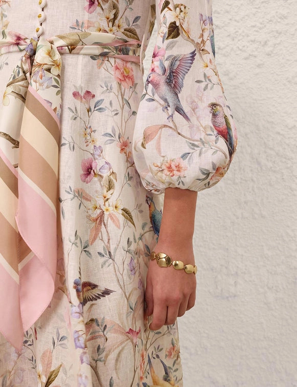 Rebelllion Button Midi Dress