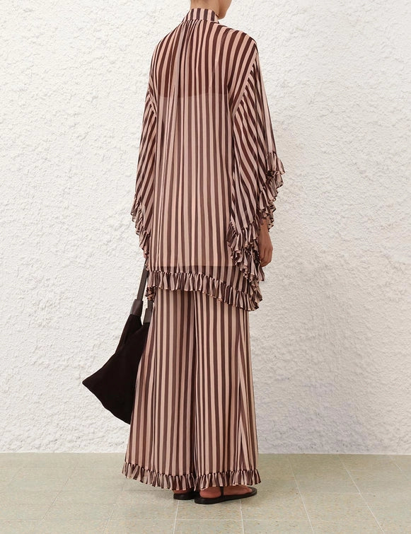 Balance Ruffle Tunic & Flare Pant Set