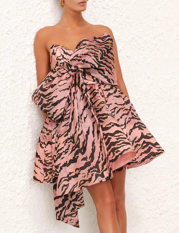 Matchmaker Bow Mini Dress