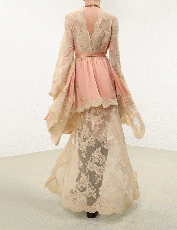 Hypnotic Satin Drape Dress