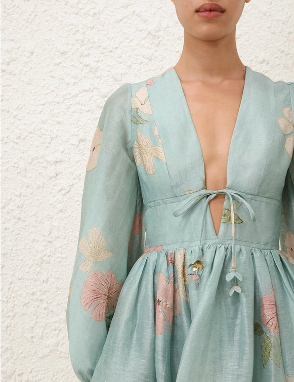 Illuminate Drawn Billow Dress