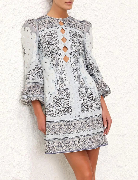 Matchmaker Keyhole Mini Dress